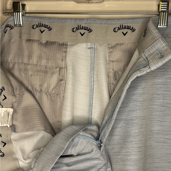 2 Pairs! Men's Callaway Opti Dri Golf Shorts in Blue & Khaki size 38, 9” - Picture 4 of 14